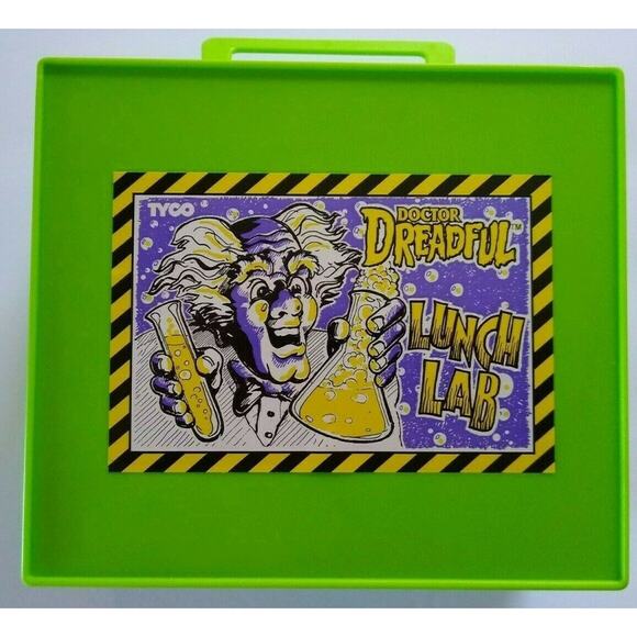 Doctor Dreadful LunchLab Lunch Box Mad Scientist Potions Cap'n Crunch Tyco Promo - Picture 1 of 11